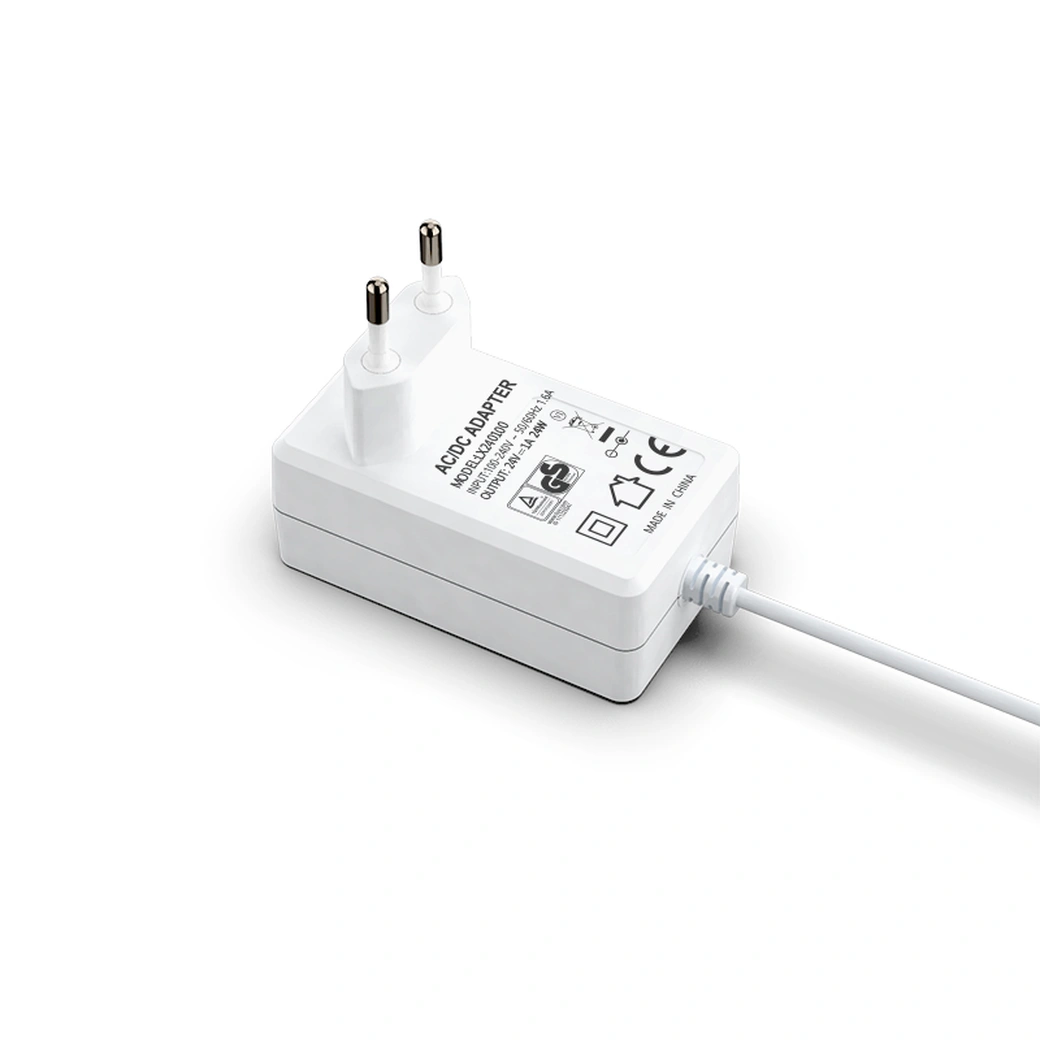 24V wall mount AC DC power adapters are typically rated for a specific output voltage and current, which must match the requirements of the device you are powering. They come in various sizes, shapes, and power ratings, depending on the application.